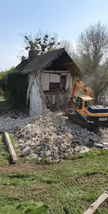 Démolition d'un bâtiment ancien